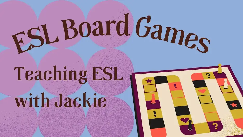 Speak Easy ESL House Board Game