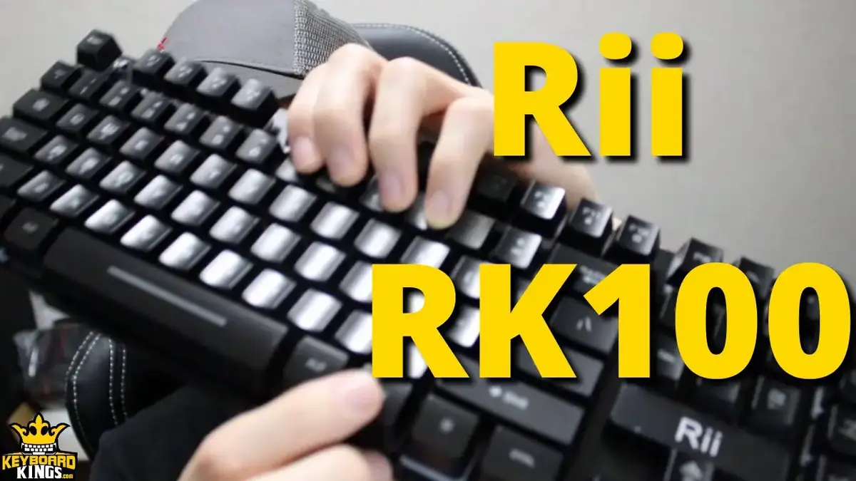 Rii RK100 Keyboard Typing No Voice ASMR 