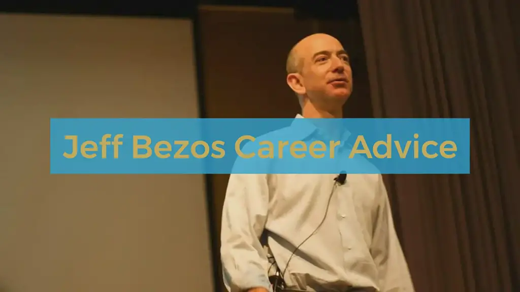 'Video thumbnail for Jeff Bezos Career Advice'
