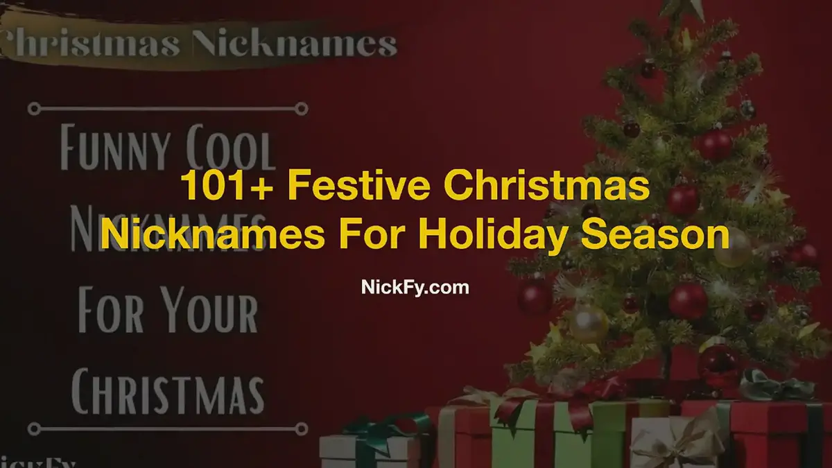 'Video thumbnail for Christmas Nicknames | 101+ Festive Christmas Nicknames For Holiday Season'
